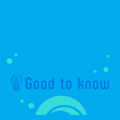 Good to know 240 240 2